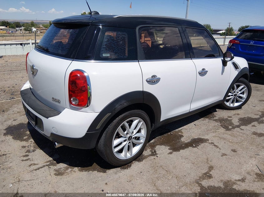 2013 Mini Countryman VIN WMWZB3C54DWM07040 IAAI salvage auction — FRONT END, Salvage Title, sold $225 on 2026-08-10 (photo 4)