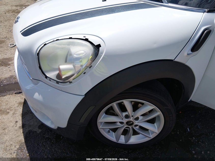 2013 Mini Countryman VIN WMWZB3C54DWM07040 IAAI salvage auction — FRONT END, Salvage Title, sold $225 on 2026-08-10 (photo 6)