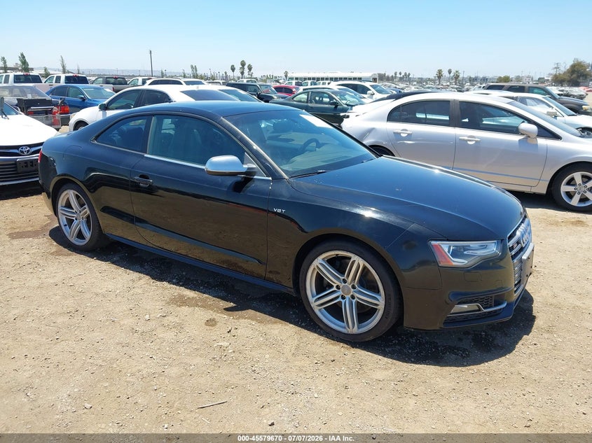 2013 Audi S5 VIN WAUVGAFRXDA000937 IAAI salvage auction — NORMAL WEAR, Salvage Title, sold $1,300 on 2026-07-29 (photo 1)