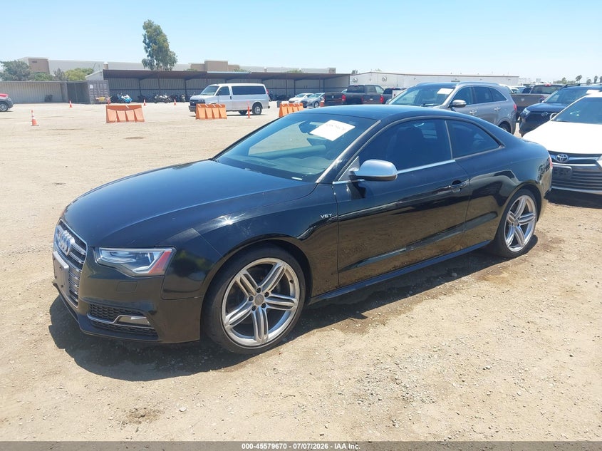 2013 Audi S5 VIN WAUVGAFRXDA000937 IAAI salvage auction — NORMAL WEAR, Salvage Title, sold $1,300 on 2026-07-29 (photo 2)