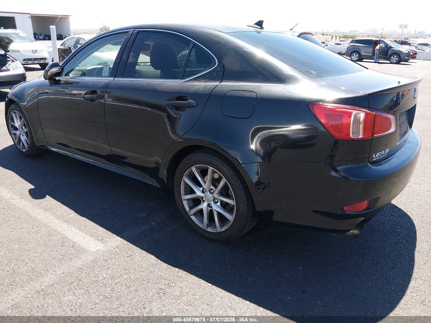 2011 Lexus Is 250 VIN JTHBF5C24B5151929 IAAI salvage auction — NORMAL WEAR, Clear (California), sold $100 on 2026-07-24 (photo 3)