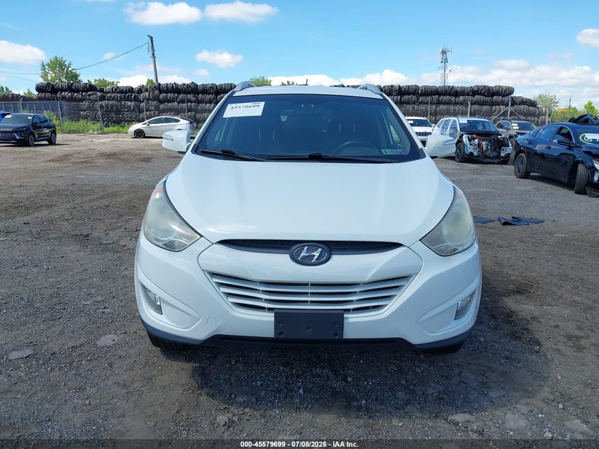 2013 Hyundai Tucson VIN KM8JUCAC6DU556228 IAAI salvage auction — NORMAL WEAR, Clear (Pennsylvania), sold $1,800 on 2026-07-17 (photo 6)