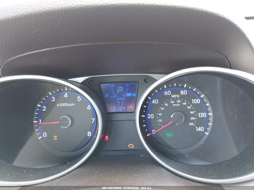 2013 Hyundai Tucson VIN KM8JUCAC6DU556228 IAAI salvage auction — NORMAL WEAR, Clear (Pennsylvania), sold $1,800 on 2026-07-17 (photo 7)
