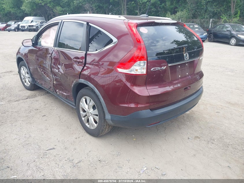 2012 Honda Cr-v VIN 5J6RM4H73CL022544 IAAI salvage auction — SIDE, Salvage (Connecticut), sold $1,750 on 2026-07-29 (photo 3)
