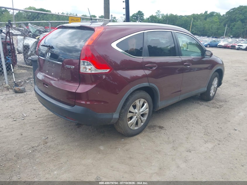 2012 Honda Cr-v VIN 5J6RM4H73CL022544 IAAI salvage auction — SIDE, Salvage (Connecticut), sold $1,750 on 2026-07-29 (photo 4)
