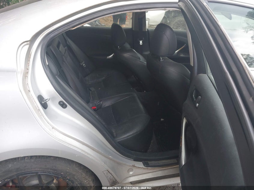 2007 Lexus Is VIN JTHBE262172008426 IAAI salvage auction — NORMAL WEAR, Clear (Virginia), sold $1,375 on 2026-07-28 (photo 8)