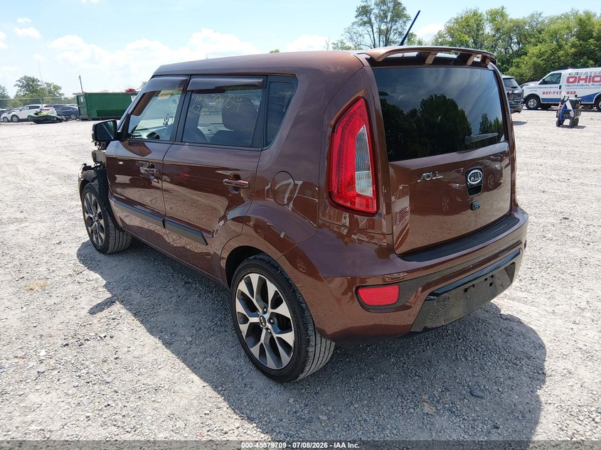 2012 Kia Soul VIN KNDJT2A61C7423949 IAAI salvage auction — SIDE, Salvage Title, sold $700 on 2026-07-28 (photo 3)