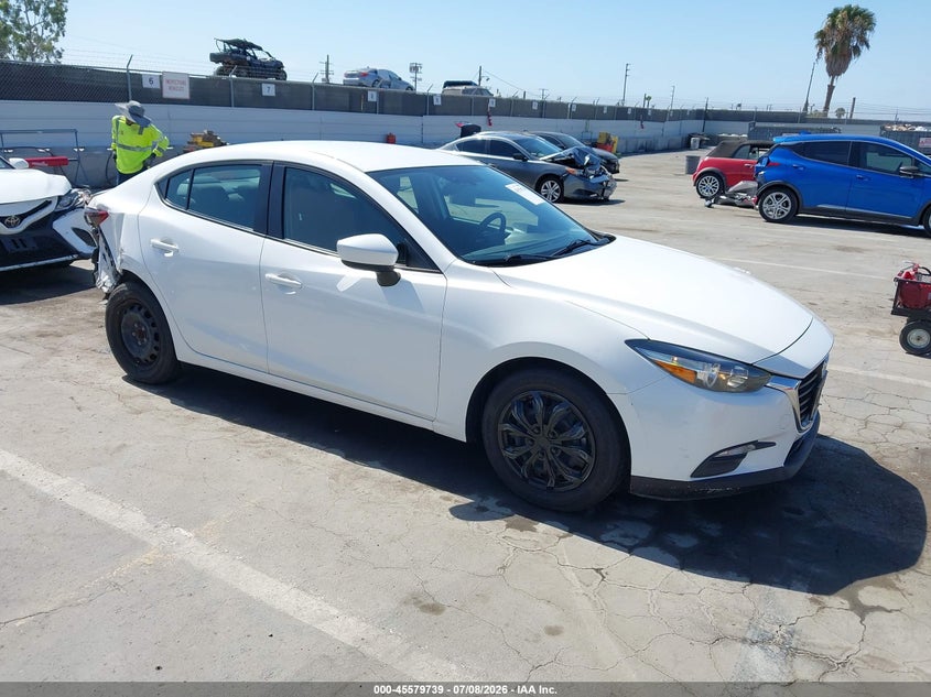 2017 Mazda 3 VIN 3MZBN1U79HM107030 IAAI salvage auction — REAR END, Salvage Title, sold $3,000 on 2026-08-21 (photo 1)