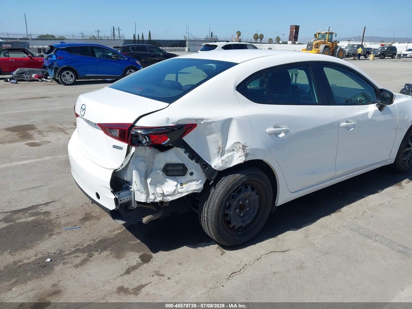 2017 Mazda 3 VIN 3MZBN1U79HM107030 IAAI salvage auction — REAR END, Salvage Title, sold $3,000 on 2026-08-21 (photo 6)