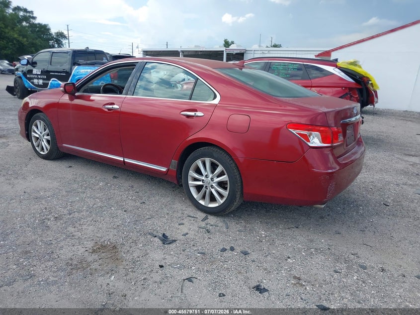 2011 Lexus Es 350 VIN JTHBK1EG2B2460667 IAAI salvage auction — NORMAL WEAR, Clear (Florida), sold $1,050 on 2026-07-22 (photo 3)
