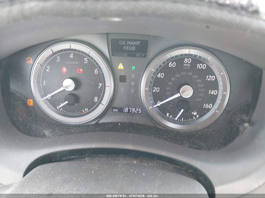 2011 Lexus Es 350 VIN JTHBK1EG2B2460667 IAAI salvage auction — NORMAL WEAR, Clear (Florida), sold $1,050 on 2026-07-22 (photo 7)