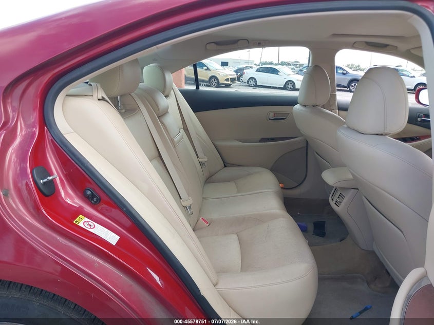 2011 Lexus Es 350 VIN JTHBK1EG2B2460667 IAAI salvage auction — NORMAL WEAR, Clear (Florida), sold $1,050 on 2026-07-22 (photo 8)