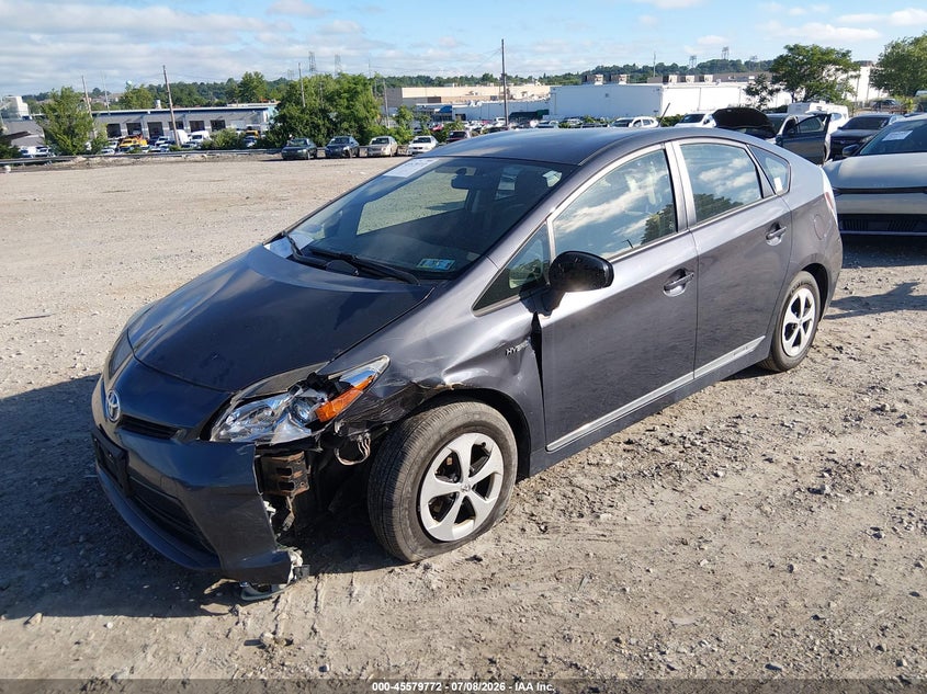 2015 Toyota Prius VIN JTDKN3DU3F1906350 IAAI salvage auction — LEFT FRONT, Salvage (Pennsylvania), sold $2,400 on 2026-07-31 (photo 2)