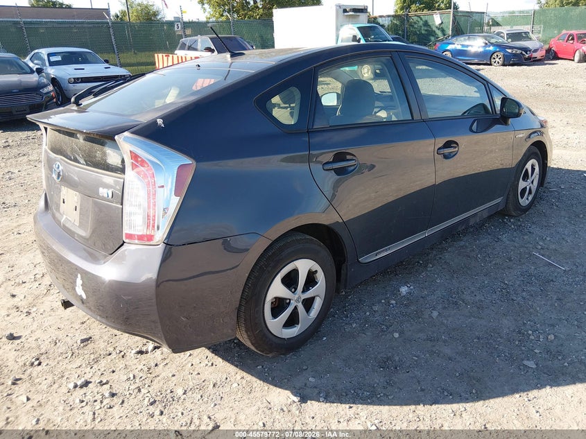 2015 Toyota Prius VIN JTDKN3DU3F1906350 IAAI salvage auction — LEFT FRONT, Salvage (Pennsylvania), sold $2,400 on 2026-07-31 (photo 4)