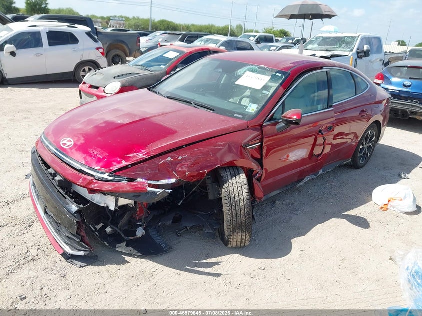2025 Hyundai Sonata VIN KMHL64JA6SA429985 IAAI salvage auction — FRONT END, Certificate Of Destruction (Florida), sold $6,300 on 2026-07-20 (photo 2)