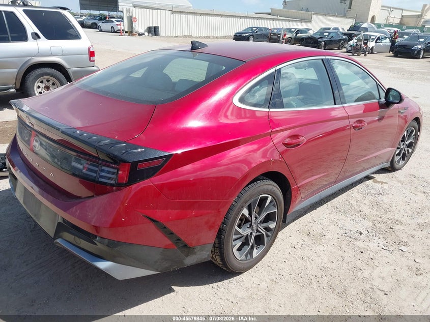2025 Hyundai Sonata VIN KMHL64JA6SA429985 IAAI salvage auction — FRONT END, Certificate Of Destruction (Florida), sold $6,300 on 2026-07-20 (photo 4)