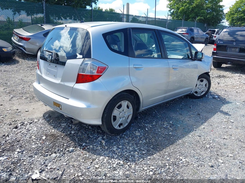2012 Honda Fit VIN JHMGE8H38CS000137 IAAI salvage auction — FRONT END, Salvage (Pennsylvania), sold $375 on 2026-07-24 (photo 4)