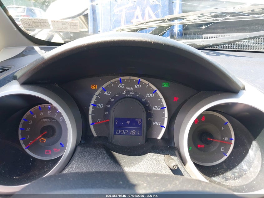 2012 Honda Fit VIN JHMGE8H38CS000137 IAAI salvage auction — FRONT END, Salvage (Pennsylvania), sold $375 on 2026-07-24 (photo 7)