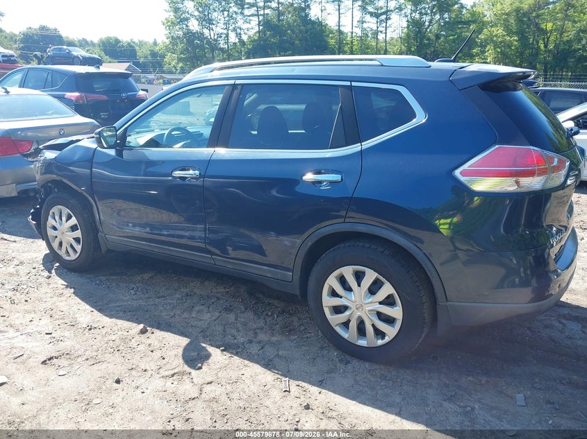 2016 Nissan Rogue VIN KNMAT2MV4GP705205 IAAI salvage auction — FRONT END, Clear (Massachusetts), sold $500 on 2026-07-21 (photo 3)