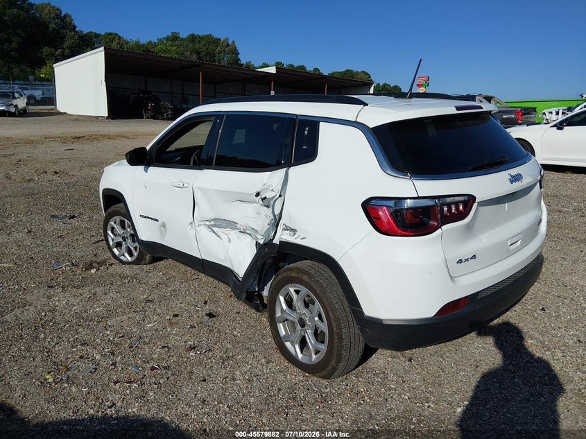 2025 Jeep Compass VIN 3C4NJDBNXST603708 IAAI salvage auction — LEFT SIDE, Enterprise Vehicles Clear Only (North Carolina), sold $11,050 on 2026-07-22 (photo 3)