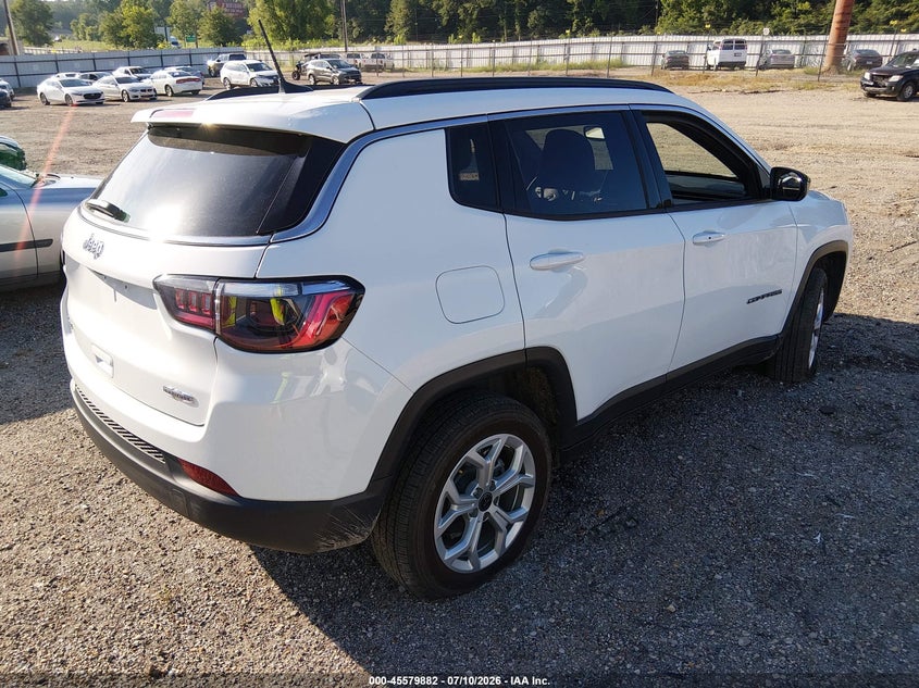 2025 Jeep Compass VIN 3C4NJDBNXST603708 IAAI salvage auction — LEFT SIDE, Enterprise Vehicles Clear Only (North Carolina), sold $11,050 on 2026-07-22 (photo 4)
