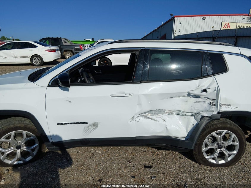 2025 Jeep Compass VIN 3C4NJDBNXST603708 IAAI salvage auction — LEFT SIDE, Enterprise Vehicles Clear Only (North Carolina), sold $11,050 on 2026-07-22 (photo 6)