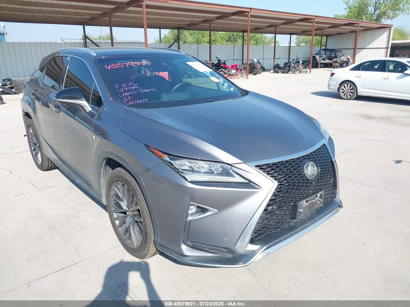 2017 Lexus Rx VIN 2T2BZMCA1HC089360 IAAI salvage auction — SIDE, Original (Texas), sold $18,025 on 2026-09-10 (photo 1)