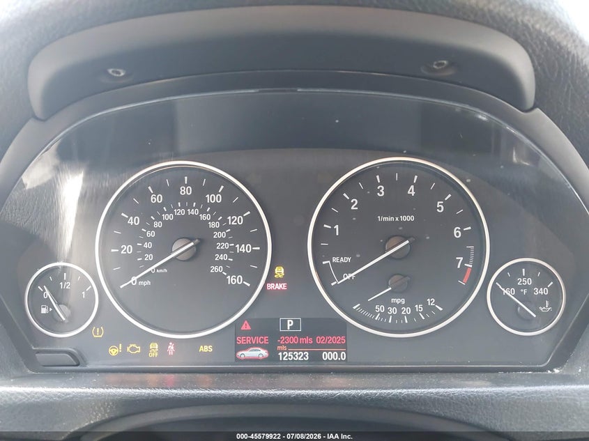 2013 BMW 3 series VIN WBA3B5G55DNS01193 IAAI salvage auction — NORMAL WEAR, Clear (New Jersey), sold $650 on 2026-07-30 (photo 7)
