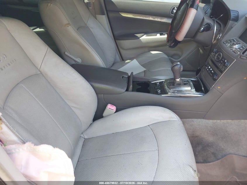 2012 Infiniti G25 VIN JN1DV6AR2CM860520 IAAI salvage auction — NORMAL WEAR, Clear (Virginia), sold $300 on 2026-07-30 (photo 5)