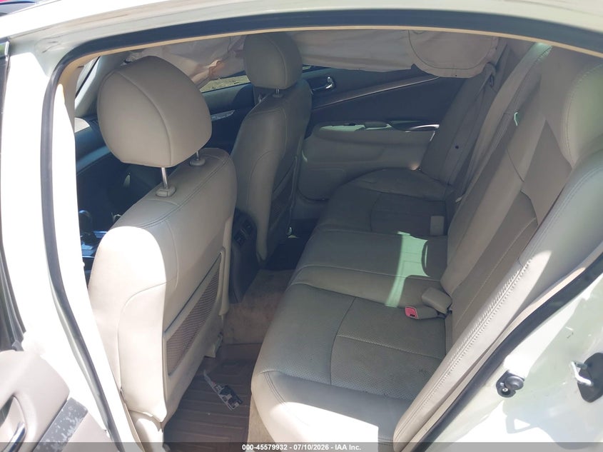2012 Infiniti G25 VIN JN1DV6AR2CM860520 IAAI salvage auction — NORMAL WEAR, Clear (Virginia), sold $300 on 2026-07-30 (photo 8)