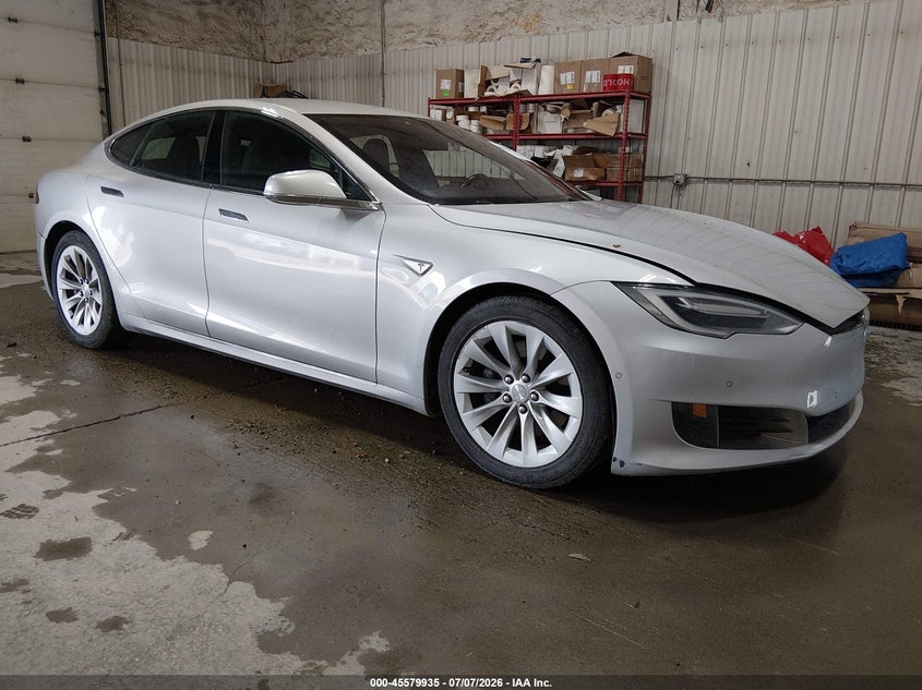 2016 Tesla Model s VIN 5YJSA1E23GF149794 IAAI salvage auction — REAR END, Original - Reconstructed (Alaska), sold $5,000 on 2026-07-10 (photo 1)