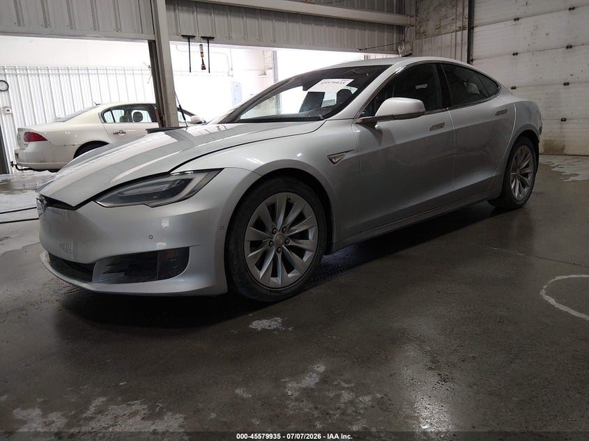 2016 Tesla Model s VIN 5YJSA1E23GF149794 IAAI salvage auction — REAR END, Original - Reconstructed (Alaska), sold $5,000 on 2026-07-10 (photo 2)