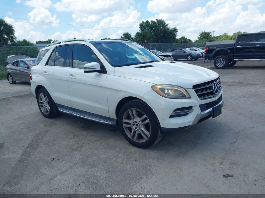 2015 Mercedes-benz M-klasse VIN 4JGDA5JB4FA477637 IAAI salvage auction — REAR END, Clear (Arizona), sold $6,600 on 2026-07-18 (photo 1)