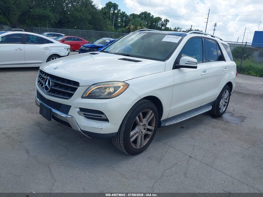 2015 Mercedes-benz M-klasse VIN 4JGDA5JB4FA477637 IAAI salvage auction — REAR END, Clear (Arizona), sold $6,600 on 2026-07-18 (photo 2)