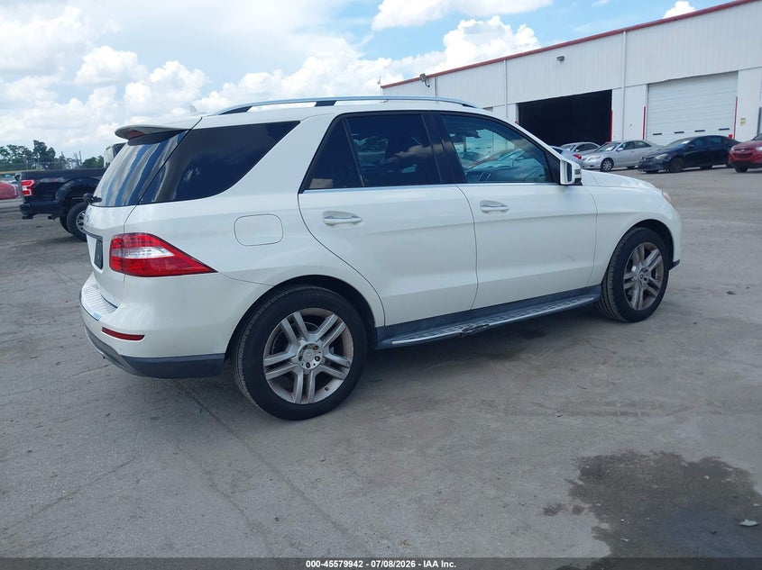 2015 Mercedes-benz M-klasse VIN 4JGDA5JB4FA477637 IAAI salvage auction — REAR END, Clear (Arizona), sold $6,600 on 2026-07-18 (photo 4)