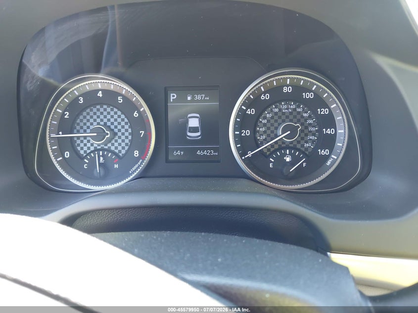 2020 Hyundai Elantra VIN 5NPD74LF2LH603446 IAAI salvage auction — NORMAL WEAR, Sf97 (California), sold $8,300 on 2026-07-30 (photo 7)