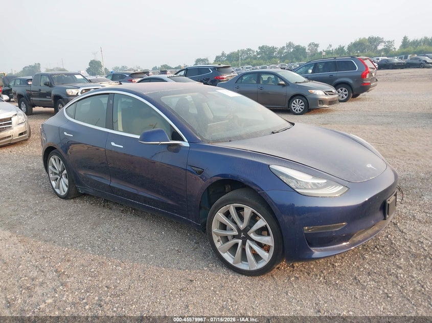2018 Tesla Model 3 VIN 5YJ3E1EA0JF008155 IAAI salvage auction — UNKNOWN, Clear (Georgia), sold $1,350 on 2026-07-29 (photo 1)