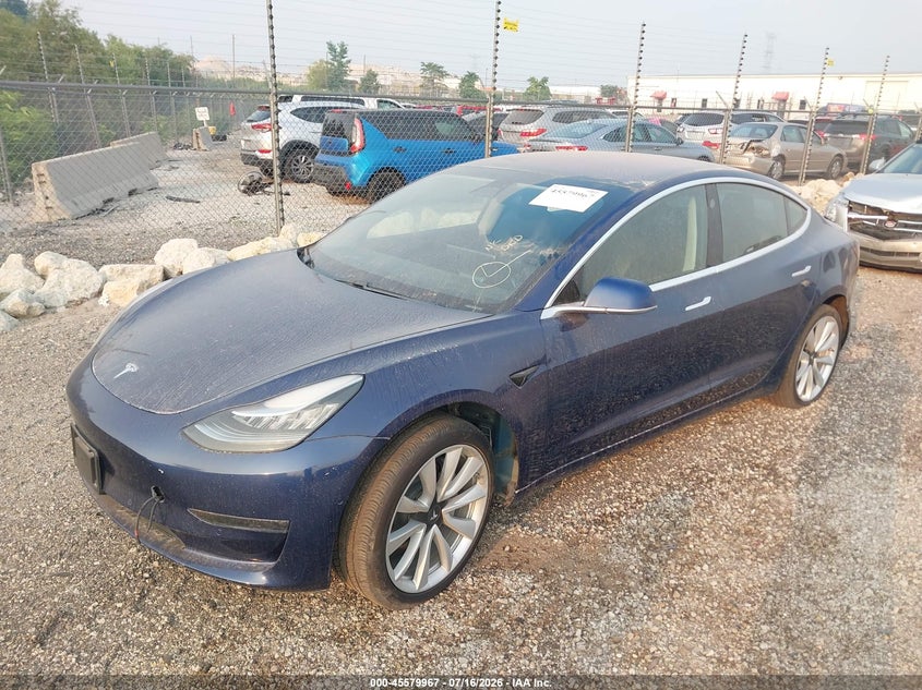 2018 Tesla Model 3 VIN 5YJ3E1EA0JF008155 IAAI salvage auction — UNKNOWN, Clear (Georgia), sold $1,350 on 2026-07-29 (photo 2)