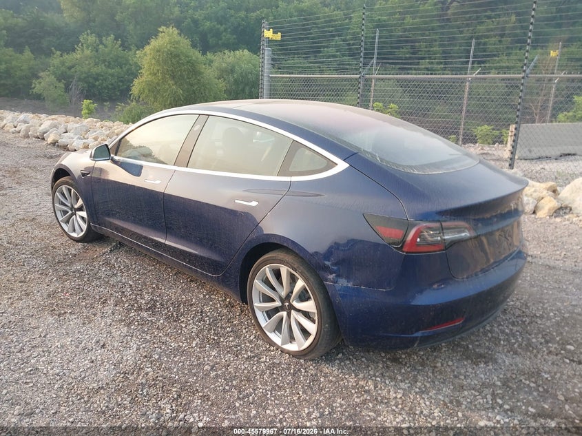 2018 Tesla Model 3 VIN 5YJ3E1EA0JF008155 IAAI salvage auction — UNKNOWN, Clear (Georgia), sold $1,350 on 2026-07-29 (photo 3)