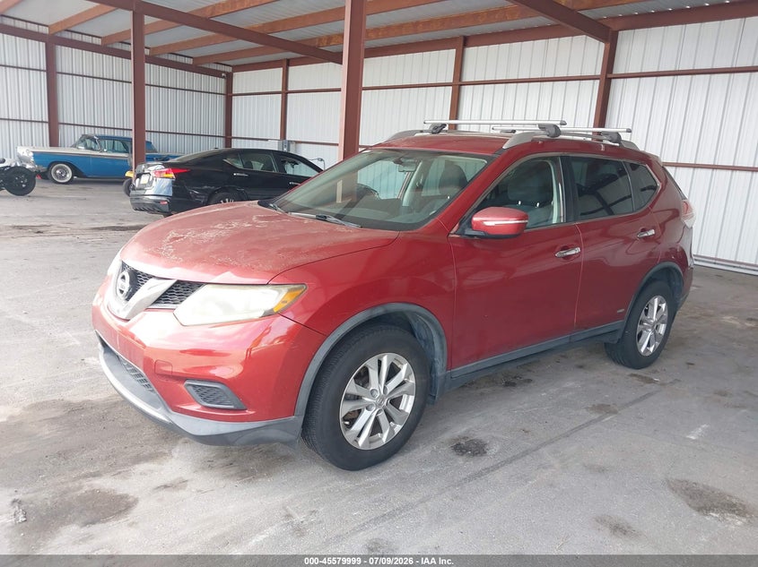 2015 Nissan Rogue VIN KNMAT2MT0FP501448 IAAI salvage auction — NORMAL WEAR, Clear (Florida), sold $1,100 on 2026-07-29 (photo 2)