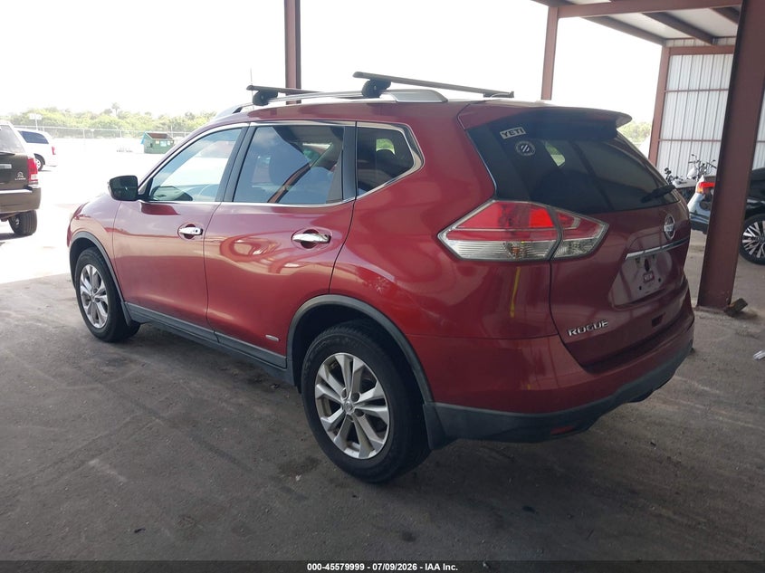 2015 Nissan Rogue VIN KNMAT2MT0FP501448 IAAI salvage auction — NORMAL WEAR, Clear (Florida), sold $1,100 on 2026-07-29 (photo 3)