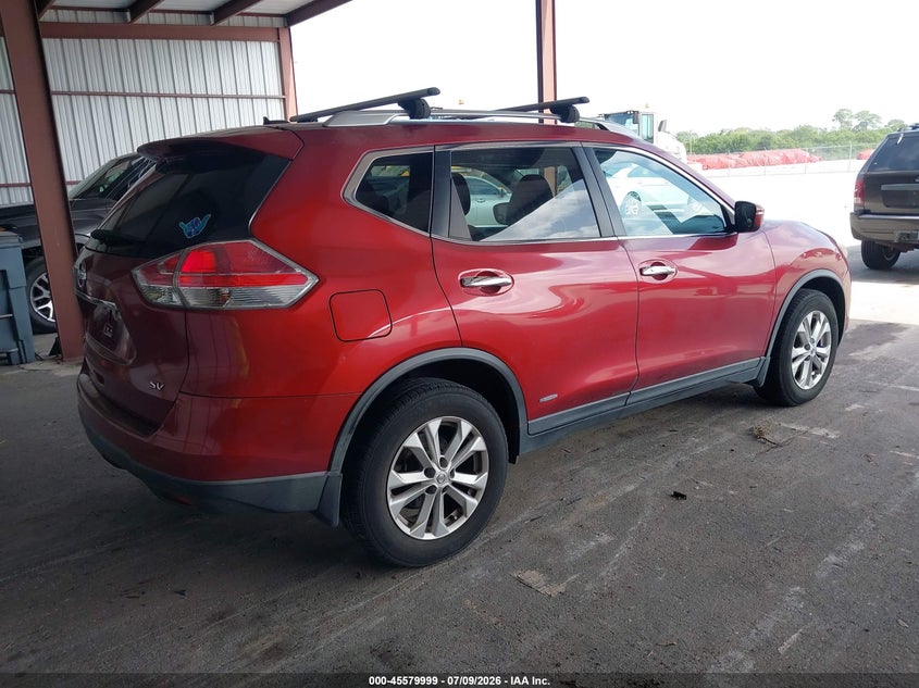 2015 Nissan Rogue VIN KNMAT2MT0FP501448 IAAI salvage auction — NORMAL WEAR, Clear (Florida), sold $1,100 on 2026-07-29 (photo 4)