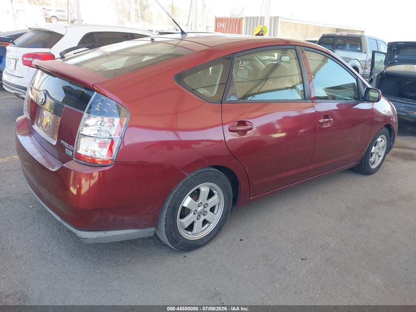 2005 Toyota Prius VIN JTDKB20U657016607 IAAI salvage auction — LEFT SIDE, Salvage (California), sold $100 on 2026-07-22 (photo 4)