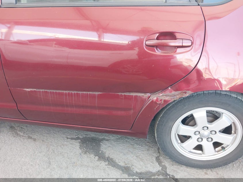 2005 Toyota Prius VIN JTDKB20U657016607 IAAI salvage auction — LEFT SIDE, Salvage (California), sold $100 on 2026-07-22 (photo 6)