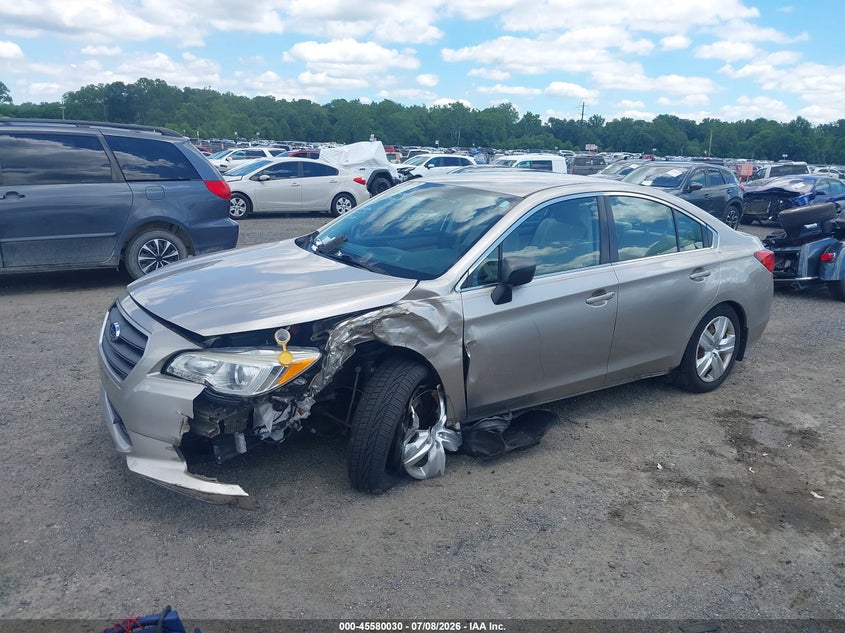 2016 Subaru LEGACY VIN 4S3BNAA65G3029344 IAAI salvage auction — LEFT FRONT, Wait Title, sold $975 on 2026-08-25 (photo 2)
