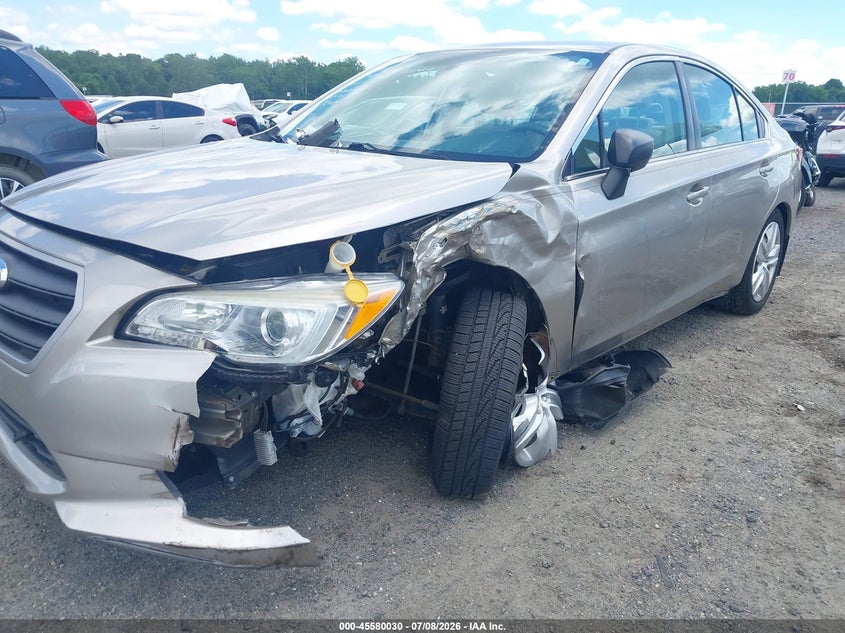 2016 Subaru LEGACY VIN 4S3BNAA65G3029344 IAAI salvage auction — LEFT FRONT, Wait Title, sold $975 on 2026-08-25 (photo 6)