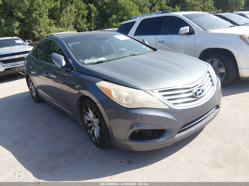 2013 Hyundai Azera VIN KMHFH4JG7DA217076 IAAI salvage auction — NORMAL WEAR, Original (Texas), sold $225 on 2026-07-29 (photo 1)