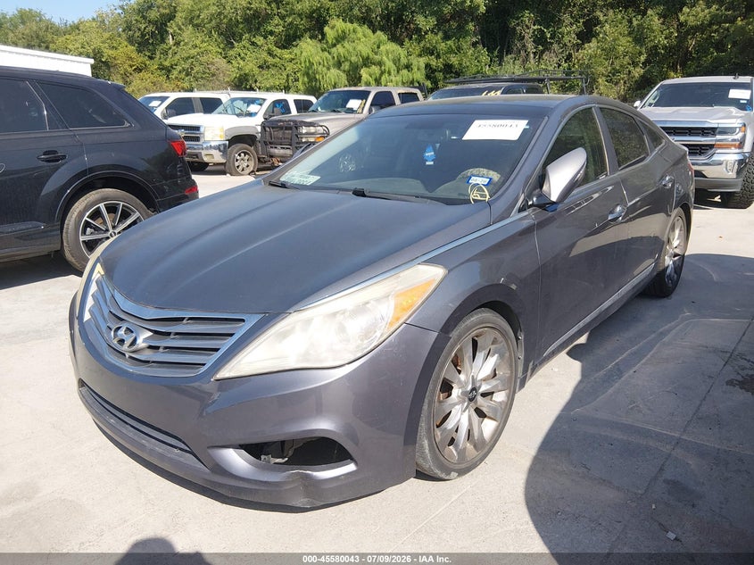 2013 Hyundai Azera VIN KMHFH4JG7DA217076 IAAI salvage auction — NORMAL WEAR, Original (Texas), sold $225 on 2026-07-29 (photo 2)