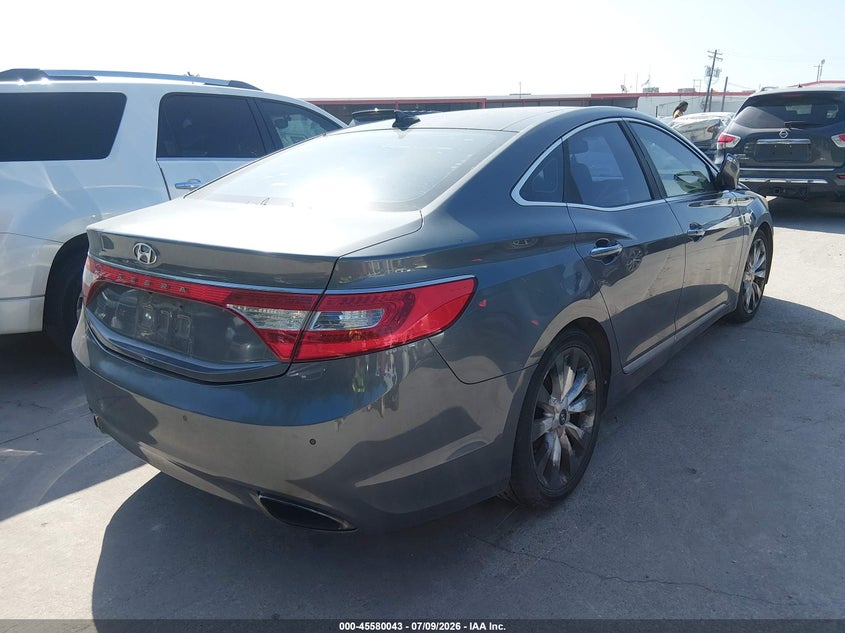 2013 Hyundai Azera VIN KMHFH4JG7DA217076 IAAI salvage auction — NORMAL WEAR, Original (Texas), sold $225 on 2026-07-29 (photo 4)