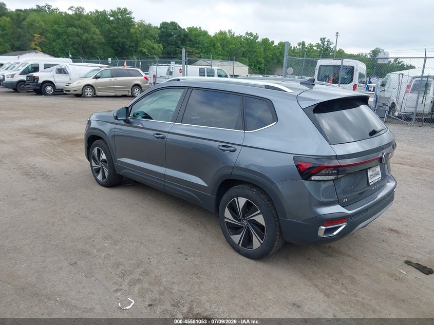 2025 Volkswagen Taos VIN 3VVVC7B20SM053383 IAAI salvage auction — RIGHT SIDE, Salvage Title, sold $7,100 on 2026-07-28 (photo 3)